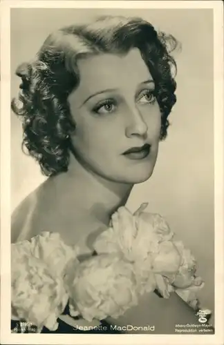 Ak Schauspielerin Jeanette MacDonald, Porträt