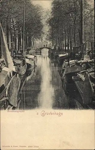 Ak 's Gravenhage Den Haag Südholland, Brouwersgracht