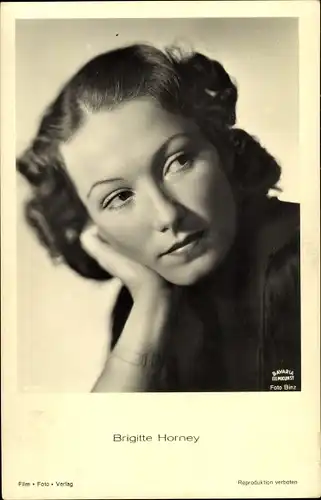 Ak Schauspielerin Brigitte Horney, Portrait, Bavaria Filmkunst
