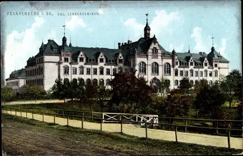 Ak Frankenberg in Sachsen, Königliches Lehrerseminar