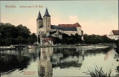 Ak Rochlitz an der Mulde Sachsen, Schloss