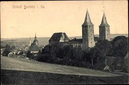 Ak Rochlitz an der Mulde Sachsen, Schloss