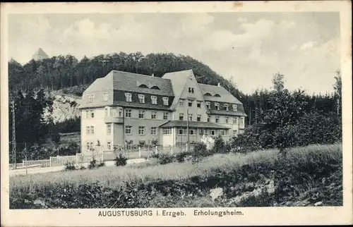 Ak Augustusburg im Erzgebirge, Erholungsheim