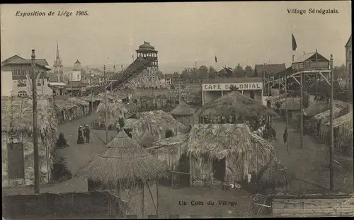 PC Liège Liège Wallonia, Senegalese village, part of the French pavilion at the Exposition Universel