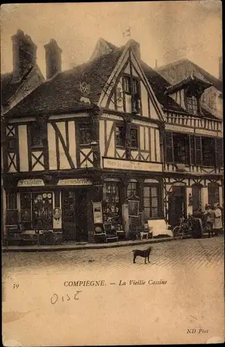 Ak Compiègne Oise, Gesamtansicht der Vieille Cassine