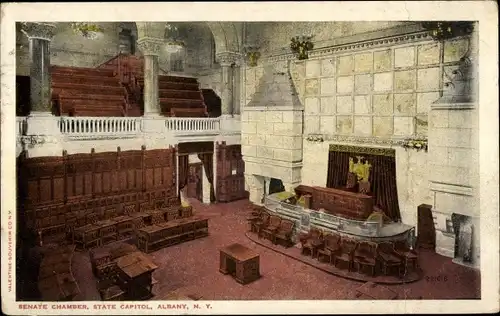 Ak Albany New York USA, Senatskammer, State Capitol