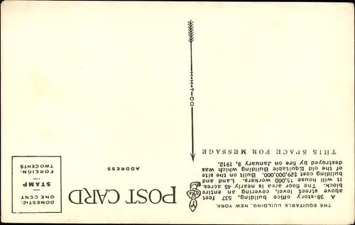 Ak New York City USA, Das Equitable Building