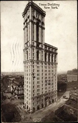 AK New York City USA, Times Building