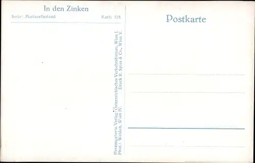 Ak Steiermark, Mariazellerland, In den Zinken