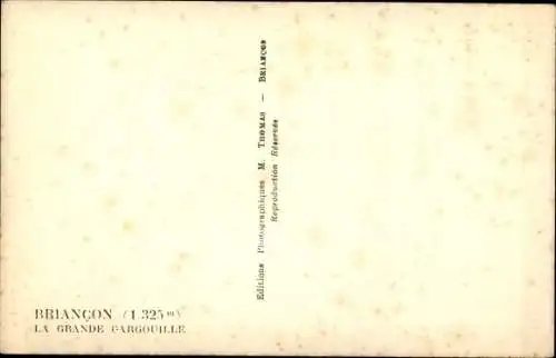 Ak Briançon Briancon Hautes-Alpes, La Grande Gargouille