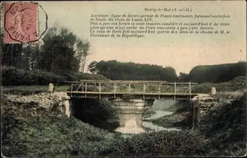 Postkarte Marly le Roi Yvelines, Pont