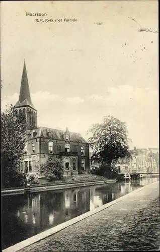 Ak Maarssen Utrecht, R. K. Kerk, Pastorie