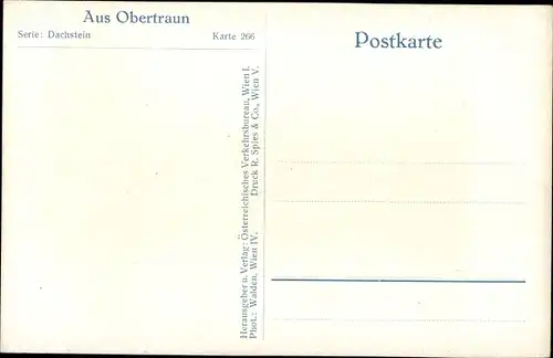 Ak Obertraun Oberösterreich, Dorfmotiv