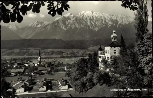 Ak Volders Tirol, Panorama gegen Bettelwurf