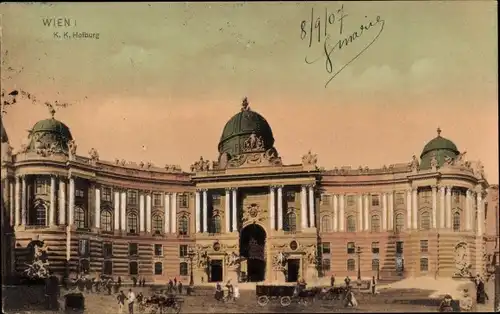 Ak Wien 1 Innere Stadt, k.k. Hofburg