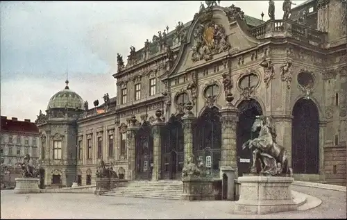 Ak Wien 3 Landstraße, Schloss Belvedere