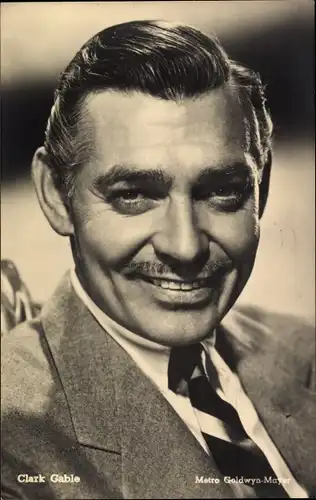 Ak Schauspieler Clark Gable, Portrait