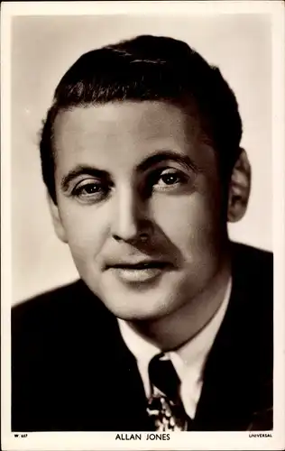Ak Schauspieler Allan Jones, Portrait