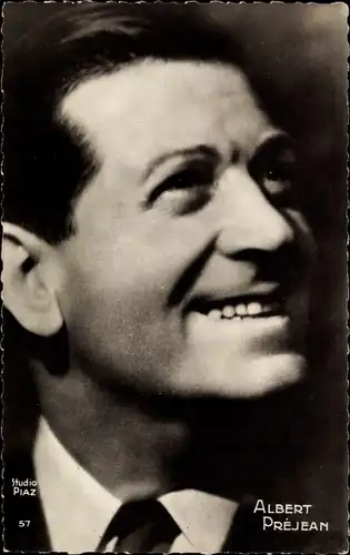 Ak Schauspieler Albert Préjean, Portrait