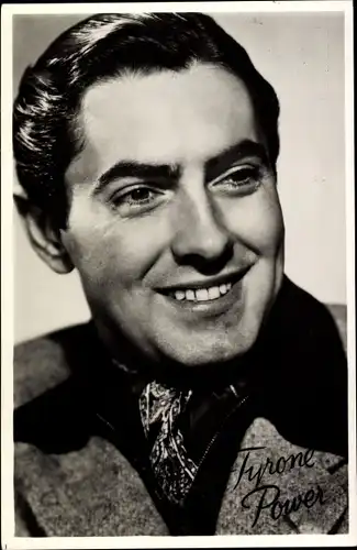 Ak Schauspieler Tyrone Power, Portrait