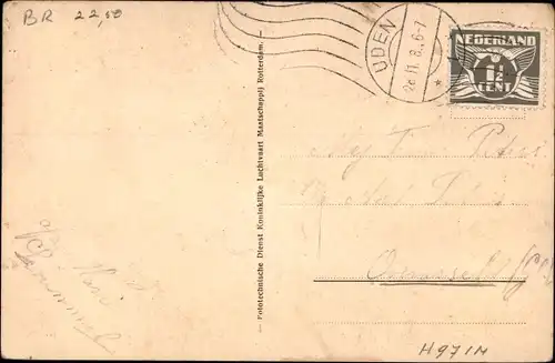 Ak Uden Nordbrabant, Noviciaat en Retraitehuis, Fliegeraufnahme