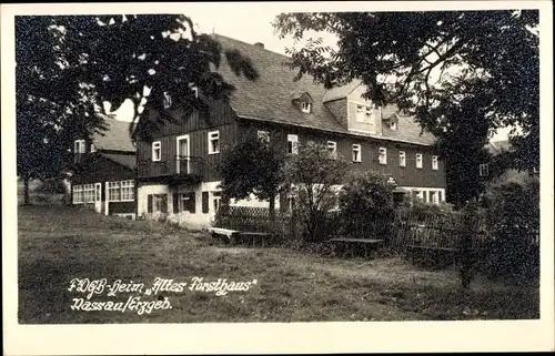 Foto Ak Nassau Frauenstein im Erzgebirge, FDGB-Heim Altes Forsthaus