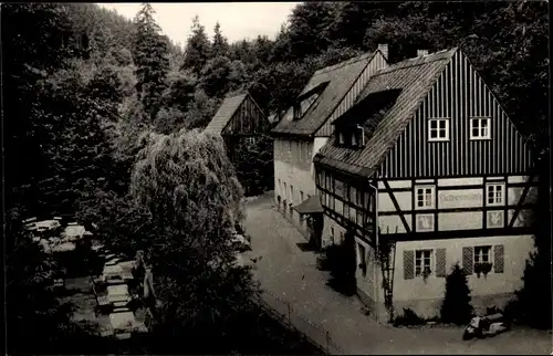 Ak Kleinhennersdorf Gohrisch Sächsische Schweiz, 400 Jahre Liethenmühle, 1572-1972