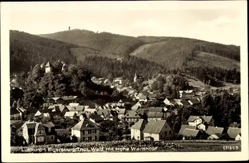 Ak Elgersburg in Thüringen, Panorama, Hohe Wartskopf