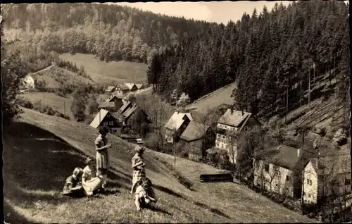 Ak Fehrenbach Masserberg in Thüringen, Im Thal