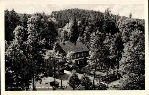 Ak Hermsdorf in Thüringen, Ziegenmühle im Zeitzgrund
