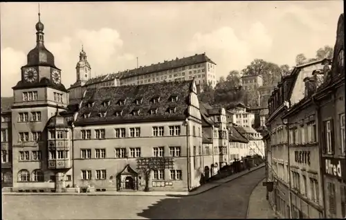 Ak Rudolstadt in Thüringen, Rathaus, Schloss Heidecksburg