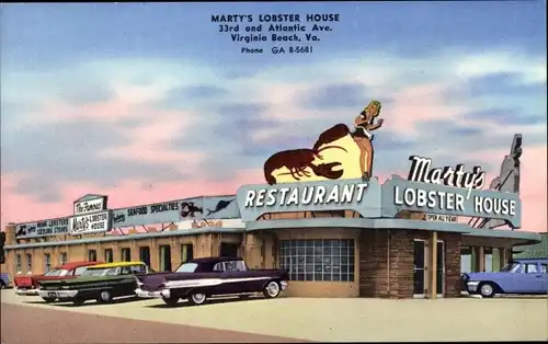 Ak Virginia Beach Virginia USA, Marty's Lobster House