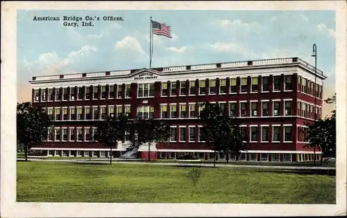 Ak Gary Indiana USA, American Bridge Co.'s Offices