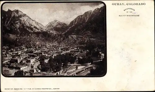 Ak Ouray Colorado, Panorama, Rocky Mountains