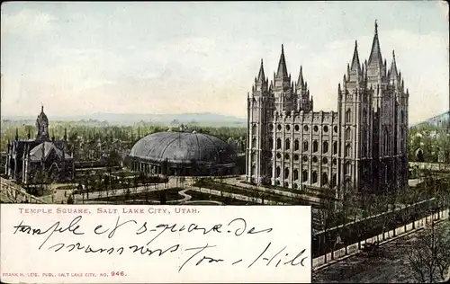 Ak Salt Lake City Utah USA, Temple Square