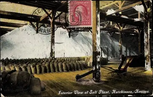 Ak Hutchinson Kansas, Interior View of Salt Plant