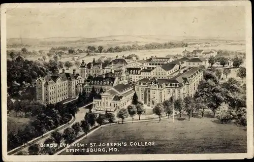 Ak Emmitsburg Maryland, Bird's Eye-View, St, Joseph's College