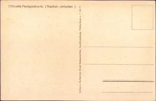 Ak Rothenburg ob der Tauber Mittelfranken, Szene aus dem Festspiel Der Meistertrunk