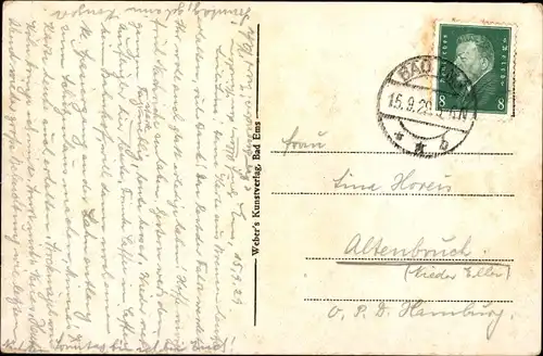 Ak Bad Ems an der Lahn, Panorama