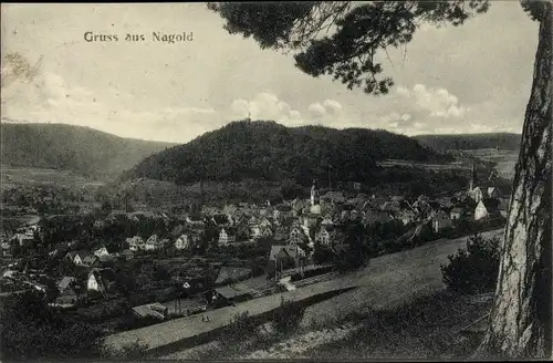 Ak Nagold im Schwarzwald, Panorama