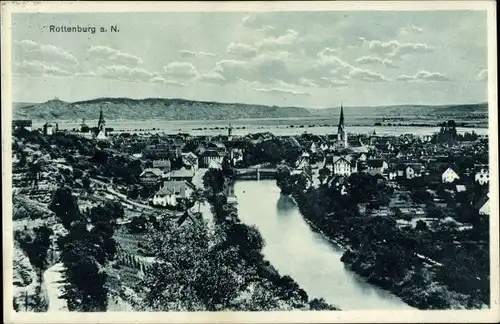 Ak Rottenburg am Neckar, Panorama