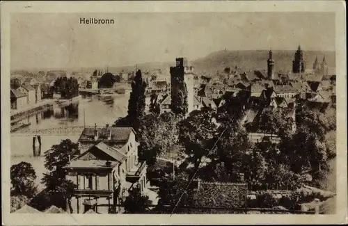 Ak Heilbronn am Neckar, Teilansicht