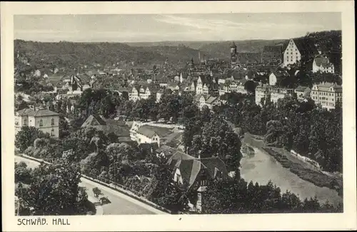 Ak Schwäbisch Hall in Württemberg, Gesamtansicht