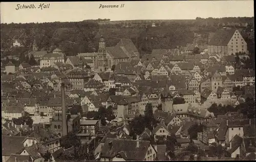 Ak Schwäbisch Hall in Württemberg, Panorama II