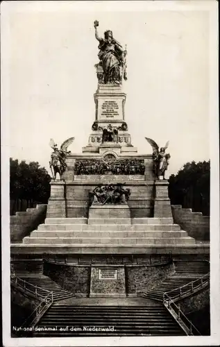 Ak Rüdesheim am Rhein, Niederwald Nationaldenkmal