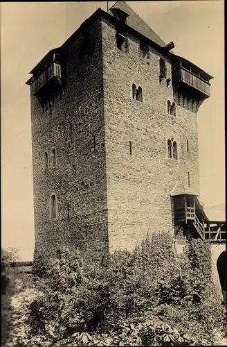 Ak Burg an der Wupper Solingen, Schloss Burg, Bergfried