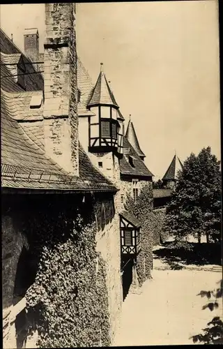 Ak Burg an der Wupper Solingen, Schloss Burg, Schlosshof