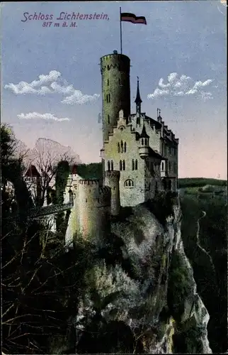 Ak Honau Lichtenstein in Württemberg, Schloss Lichtenstein