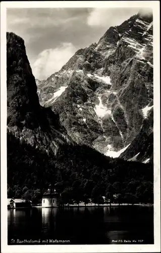 Ak Sankt Bartholomä Schönau am Königssee, Kapelle