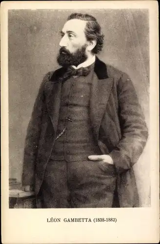 Ak Léon Gambetta, Französischer Politiker